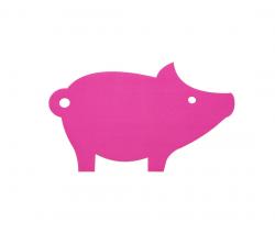 Hey-Sign Rugs figurative, pig - 1