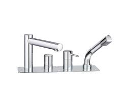 Laufen Twinprime pin | Roman tub filler 4-holes - 1