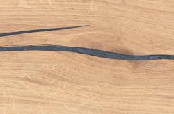 mafi Magic OAK wide-plank black. hand-planed | white oil - 1