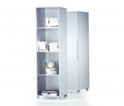 MDF Italia Aluminium Cabinet columns with doors - 2