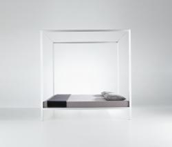 MDF Italia Aluminium Bed with Canopy - 1
