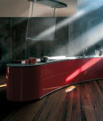 Valcucine LaCucinaAlessi Vetro I Lucido Rosso - 2