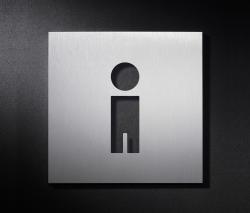 PHOS Design Hinweisschild WC Jungen - 1