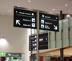 Изображение продукта BURRI Signage system - Pedestrian Wayfinding - Masts