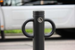 BURRI Public Bollard with lock hold - 2