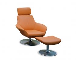 Изображение продукта Walter Knoll Oscar 220 кресло с подлокотниками I подставка для ног
