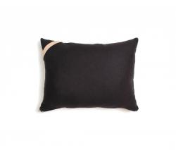 AVO Blue Geometric Leather Pillow - 12x16 - 2