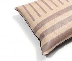 AVO Desert Sand Stripe Leather Pillow - 12x16 - 4