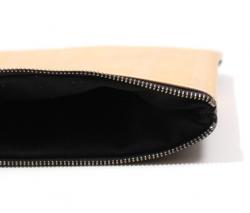 AVO Pearl Crosshatch Leather Clutch - 11x7.5 - 6