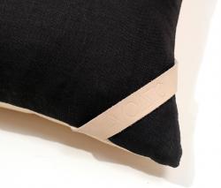 AVO Pearl Crosshatch Leather Pillow - 12x16 - 5