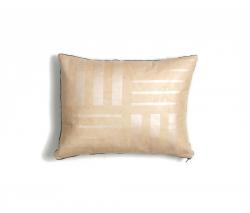AVO Pearl Crosshatch Leather Pillow - 12x16 - 1