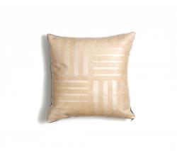 AVO Pearl Crosshatch Leather Pillow - 18x18 - 1