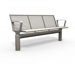 Изображение продукта BENKERT-BAENKE Siardo L40R bench с подлокотниками 