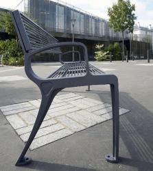 Concept Urbain Basic bench mesh - 2