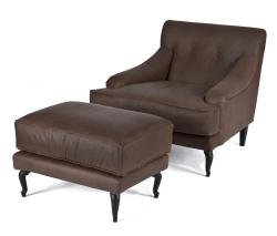 Изображение продукта Case Furniture Sissinghurst кресло с подлокотниками + подставка для ног
