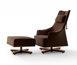 Giorgetti Mobius Wing кресло with Footrest - 1