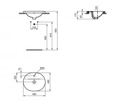 Ideal Standard Connect built-in wash basin - 2