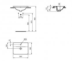 Ideal Standard Connect built-in wash basin - 2