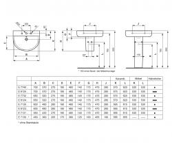 Ideal Standard Connect wash basin - 2