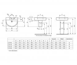 Ideal Standard Connect wash basin - 2