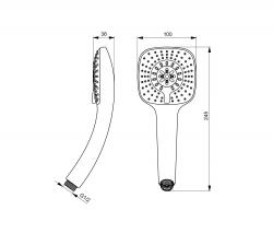 Ideal Standard Idealrain Cube ручной душ - 2