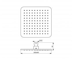 Ideal Standard Idealrain Cube overhead shower - 2