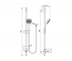 Ideal Standard Idealrain Cube shower set - 2