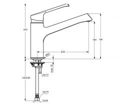 Ideal Standard Retta kitchen tap - 2