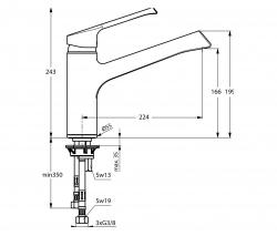 Ideal Standard Retta kitchen tap - 2