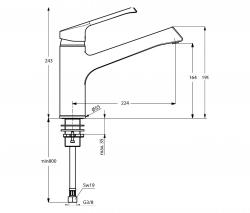 Ideal Standard Retta kitchen tap - 2