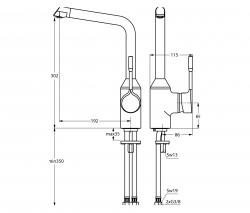 Ideal Standard Retta kitchen tap - 2