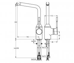 Ideal Standard Retta kitchen tap - 2