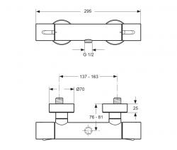 Ideal Standard Celia shower mixer - 2