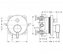 Ideal Standard Celia shower tap - 2