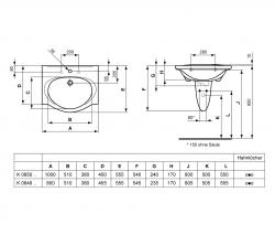 Ideal Standard Isabella wash basin - 2