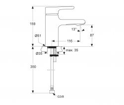 Ideal Standard Attitude wash-basin tap - 2