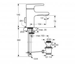 Ideal Standard Attitude wash-basin tap - 2