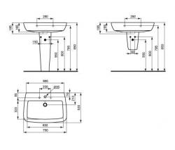 Ideal Standard Ventuno wash basin - 2