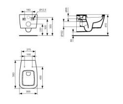 Ideal Standard Ventuno water-spray toilet - 2