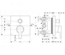 Ideal Standard Active смеситель термостатический - 2