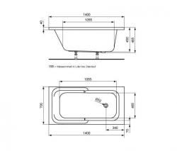 Ideal Standard Connect Playa bathtub - 2