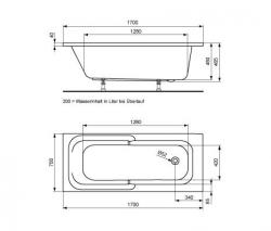 Ideal Standard Connect Playa bathtub - 2