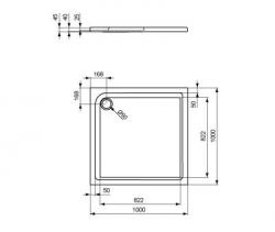 Ideal Standard Connect Playa shower tray - 2