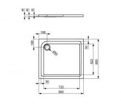 Ideal Standard Connect Playa shower tray - 2
