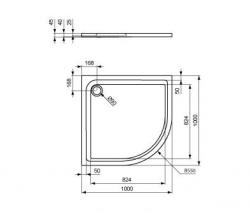 Ideal Standard Connect Playa shower tray - 2