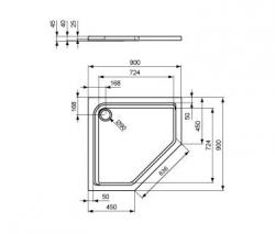 Ideal Standard Connect Playa shower tray - 2