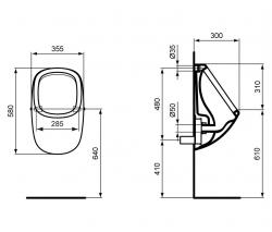 Ideal Standard Connect Urinal - 2