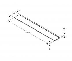 Ideal Standard Step glass shelf - 2