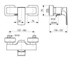 Ideal Standard Strada shower tap - 2