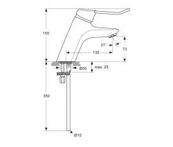 Ideal Standard CeraMix Blue wash-basin tap - 2